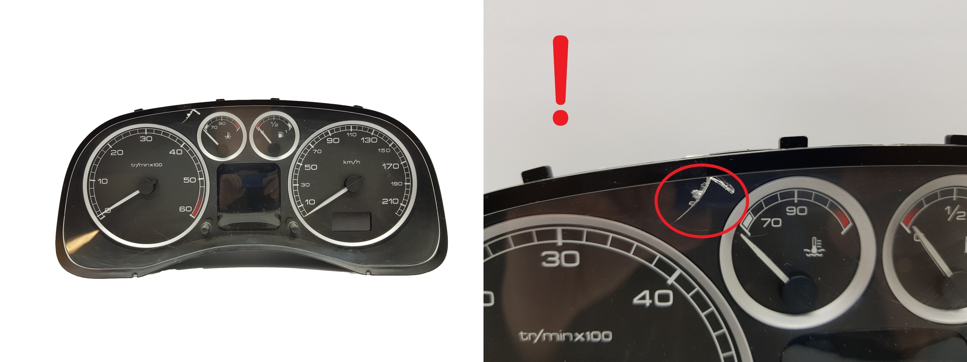 Tahometrs Peugeot 307 9647538480 A01 3099 main product photo