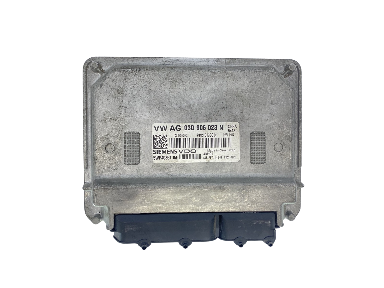 Vadības Bloks 03D906023N 5WP40851 04 VW Seat Skoda Siemens 63724 main product photo