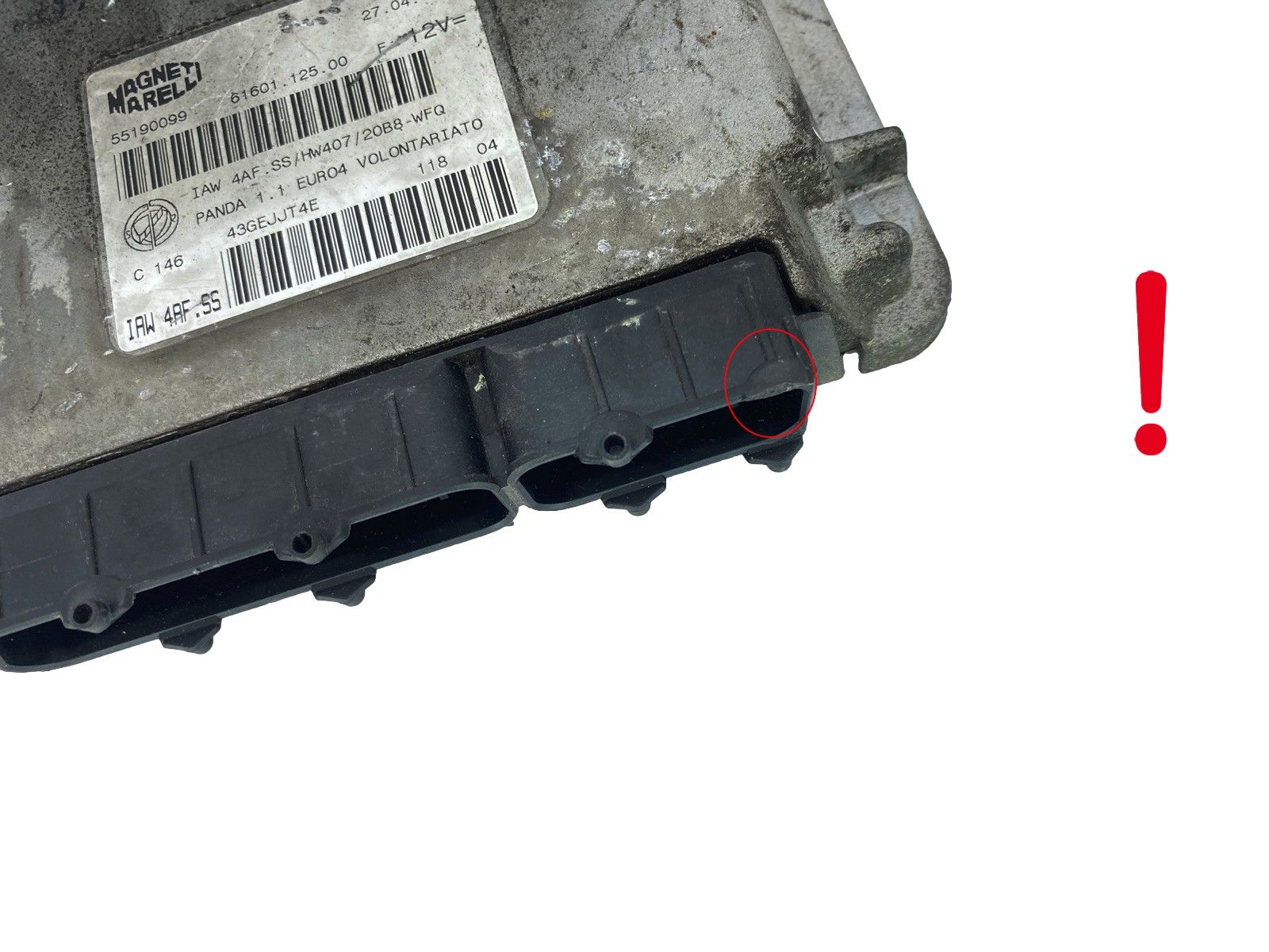 Vadības Bloks 55190099 61601.125.00 IAW4AF.SS Fiat Magneti Marelli 62281 main product photo