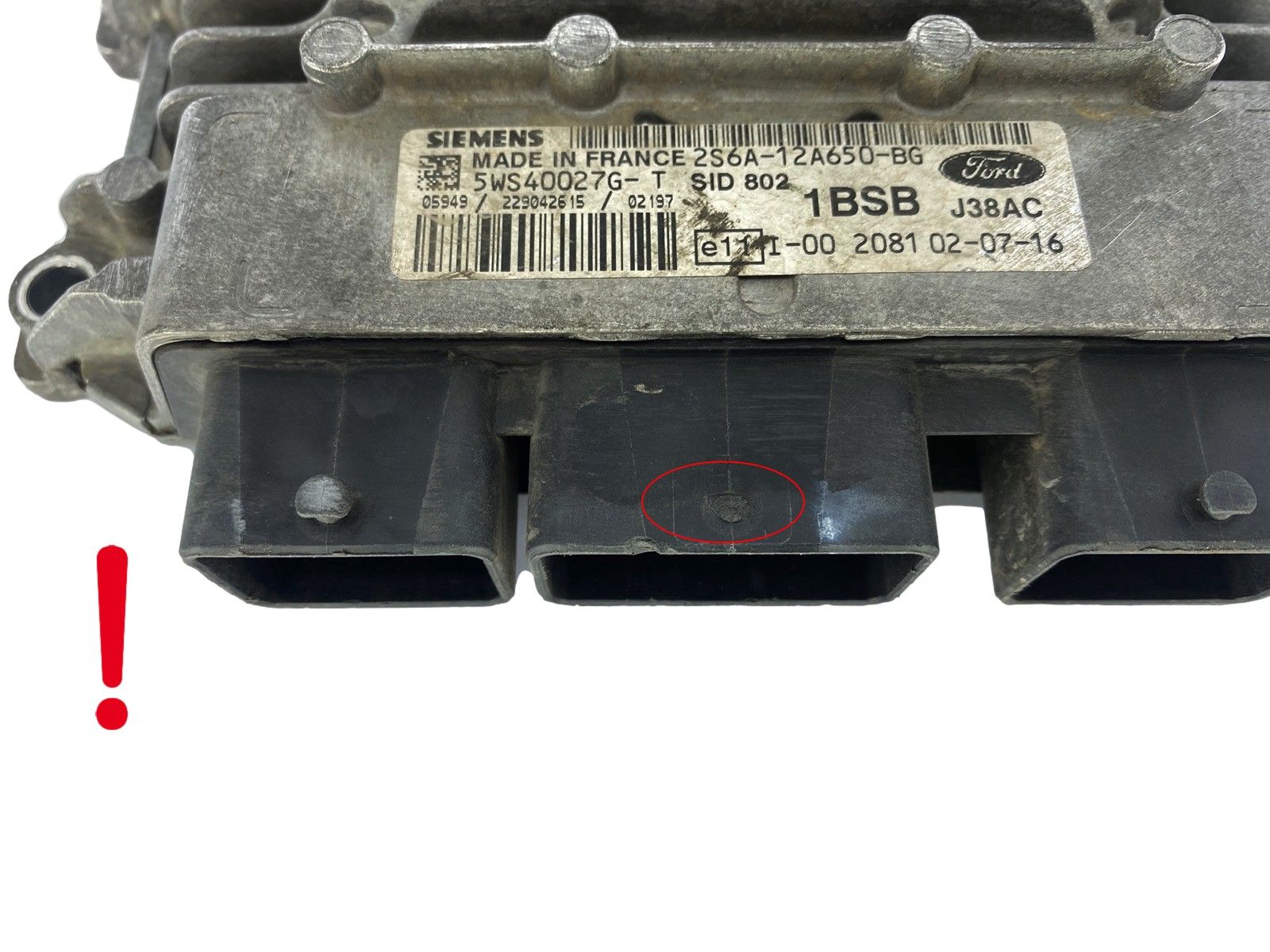 Vadības Bloks 2S6A-12A650-BG 5WS40027G-T SID 802 Ford Siemens 48777 main product photo