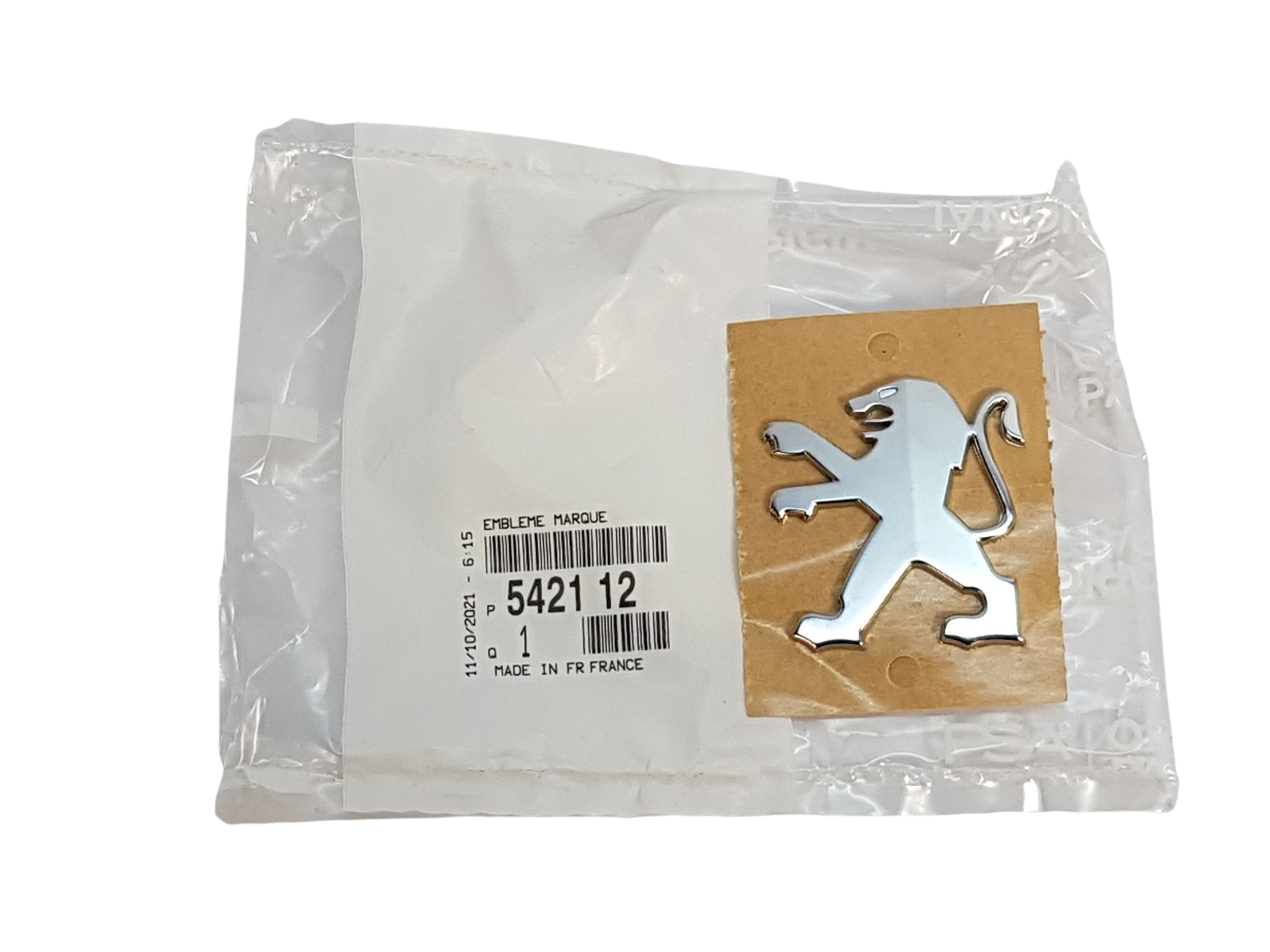 Emblēma Peugeot 542112 5421.12 Oriģināls main product photo