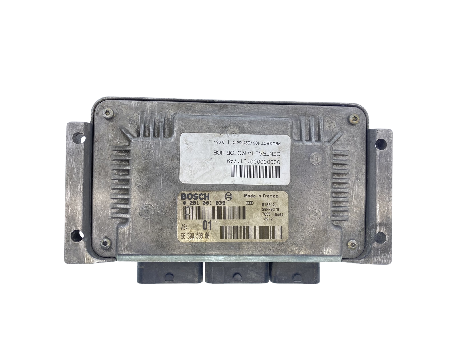 Vadības Bloks 0281001839 9630059880 28FM0279 PSA Bosch 63188 main product photo