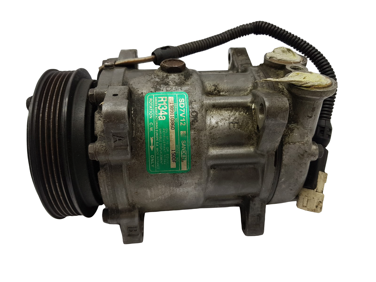 Gaisa Kondicioniera Kompresors Citroen Peugeot SD7V12 1500F 6453N1 Sanden 7078 main product photo