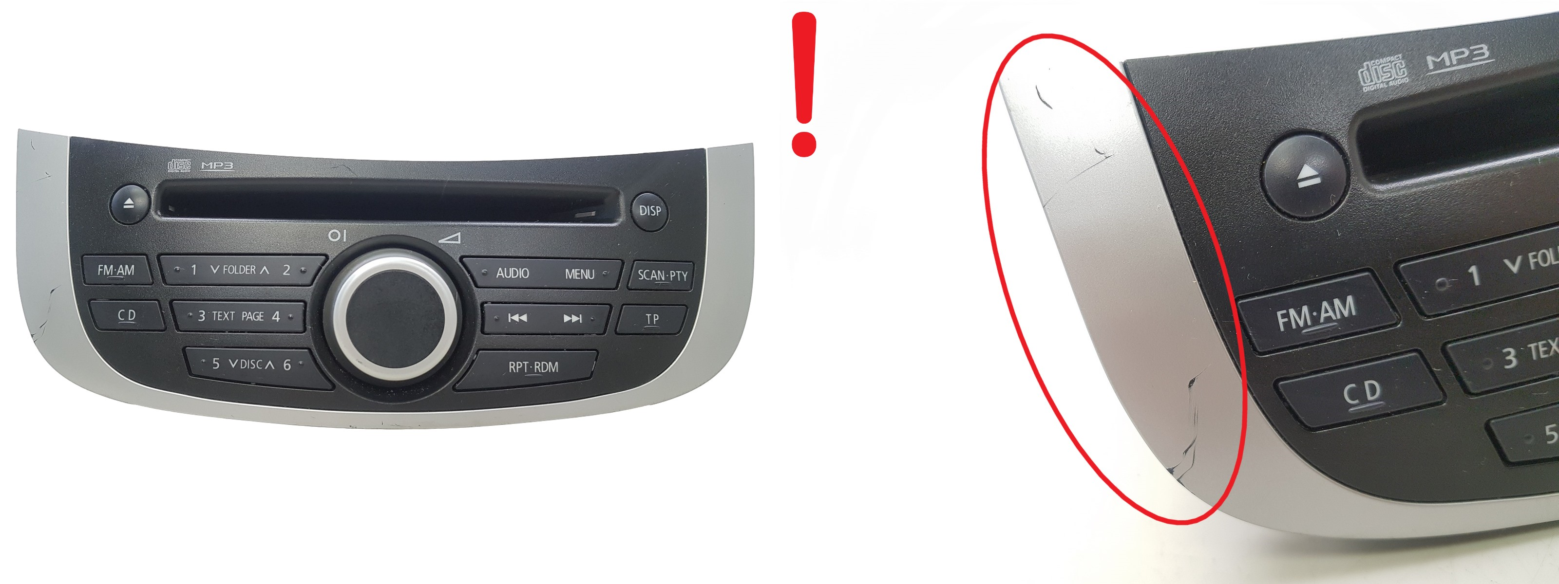 Radio Cd Mp3 Atskaņotājs Mitsubishi Grandis 8701A117 DY-1ME8U4-T 34U200 main product photo