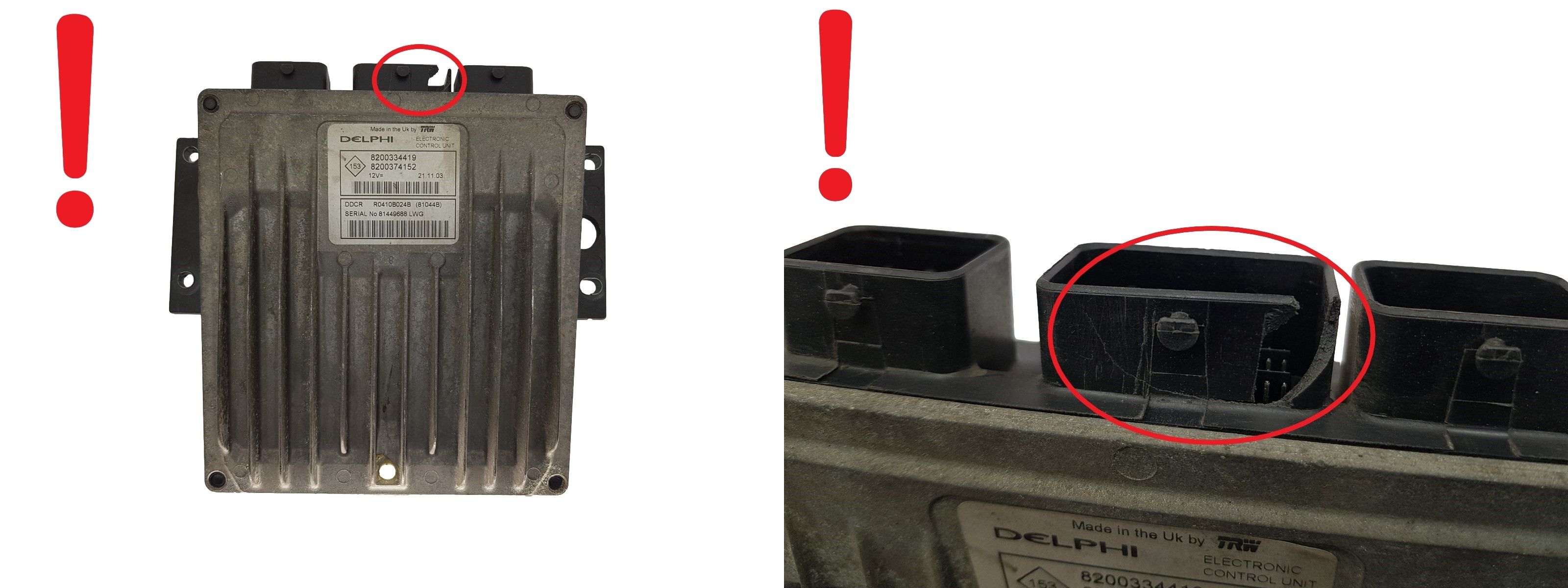 Vadības Bloks 8200334419 8200374152 R0410B024B Renault Delphi 3716 main product photo