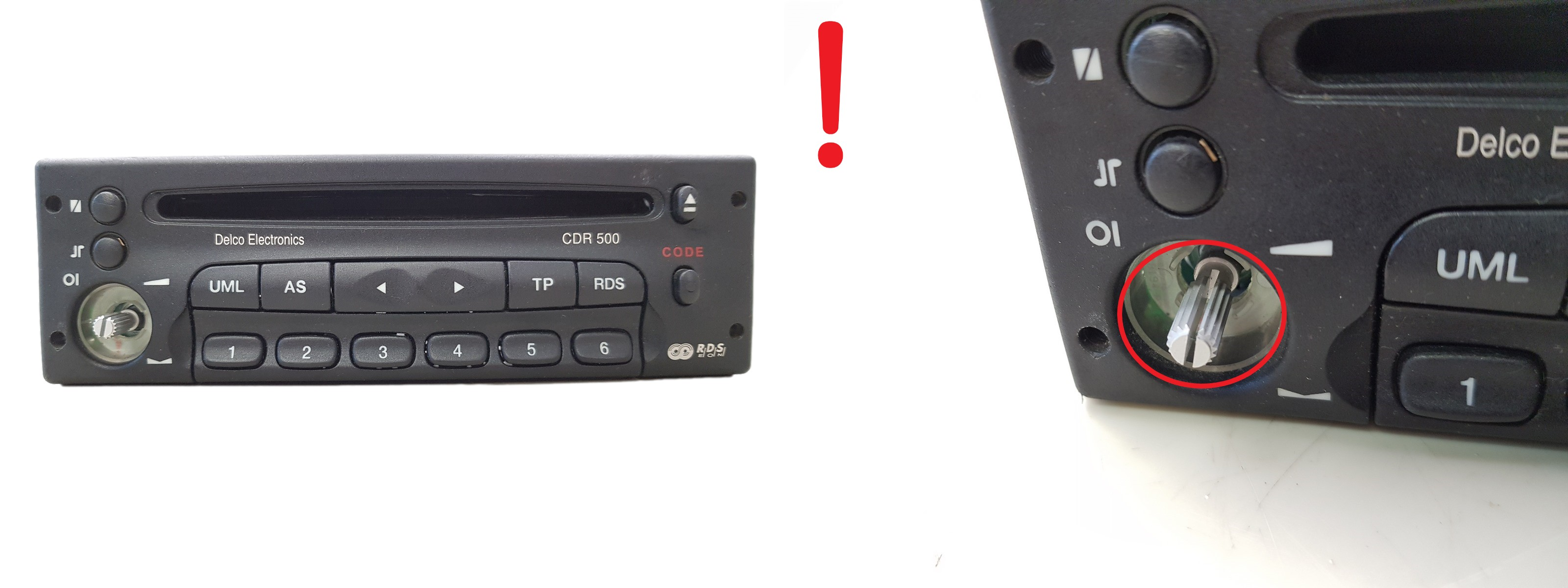 Radio CD atskaņotājs Opel 90566821 CDR500 2F4 GM Delco main product photo