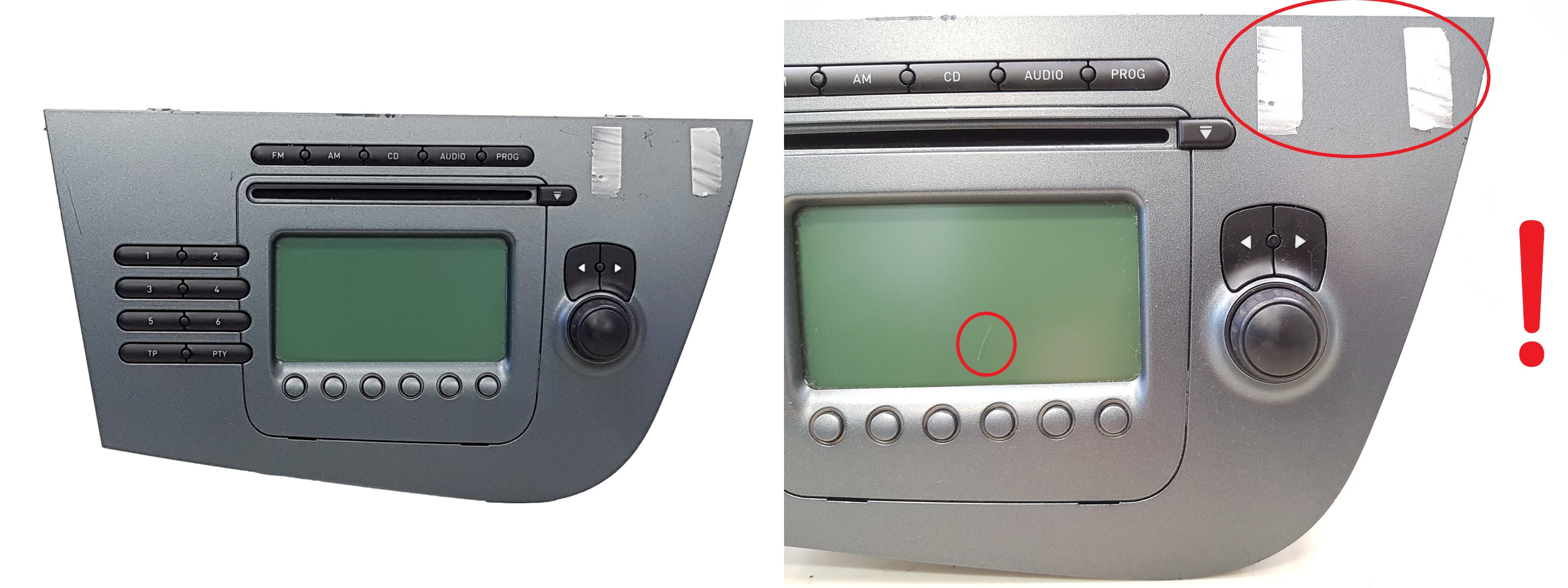 Radio CD atskaņotājs Seat Leon 1P1035152 N87 7645671366 Blaupunkt LHD main product photo