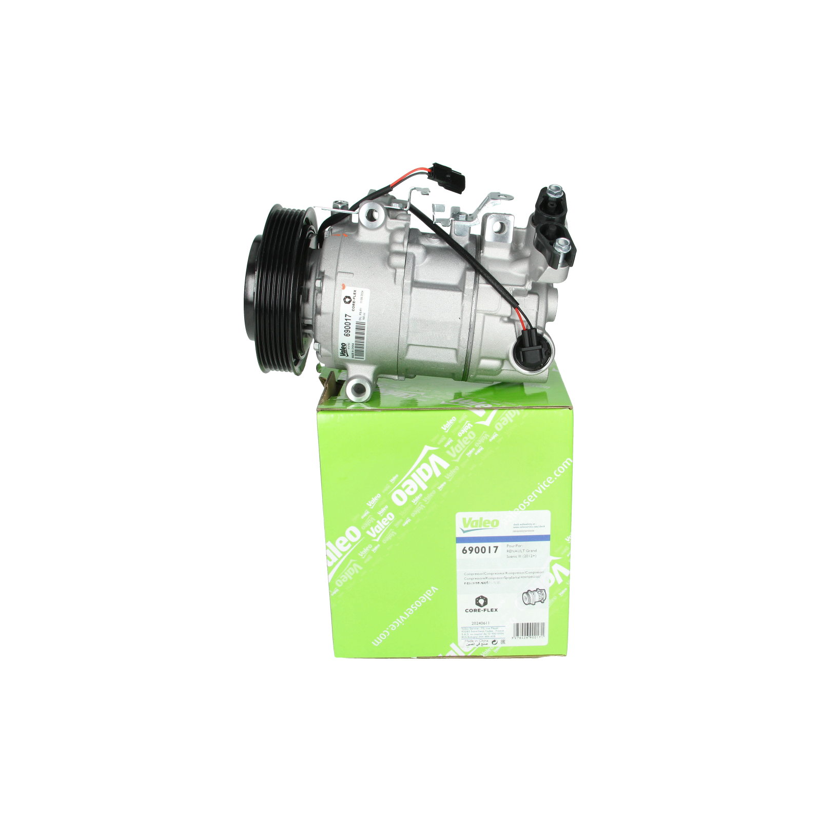 Gaisa Kondicioniera Kompresors Ar Renault 690017 926005211R Valeo main product photo