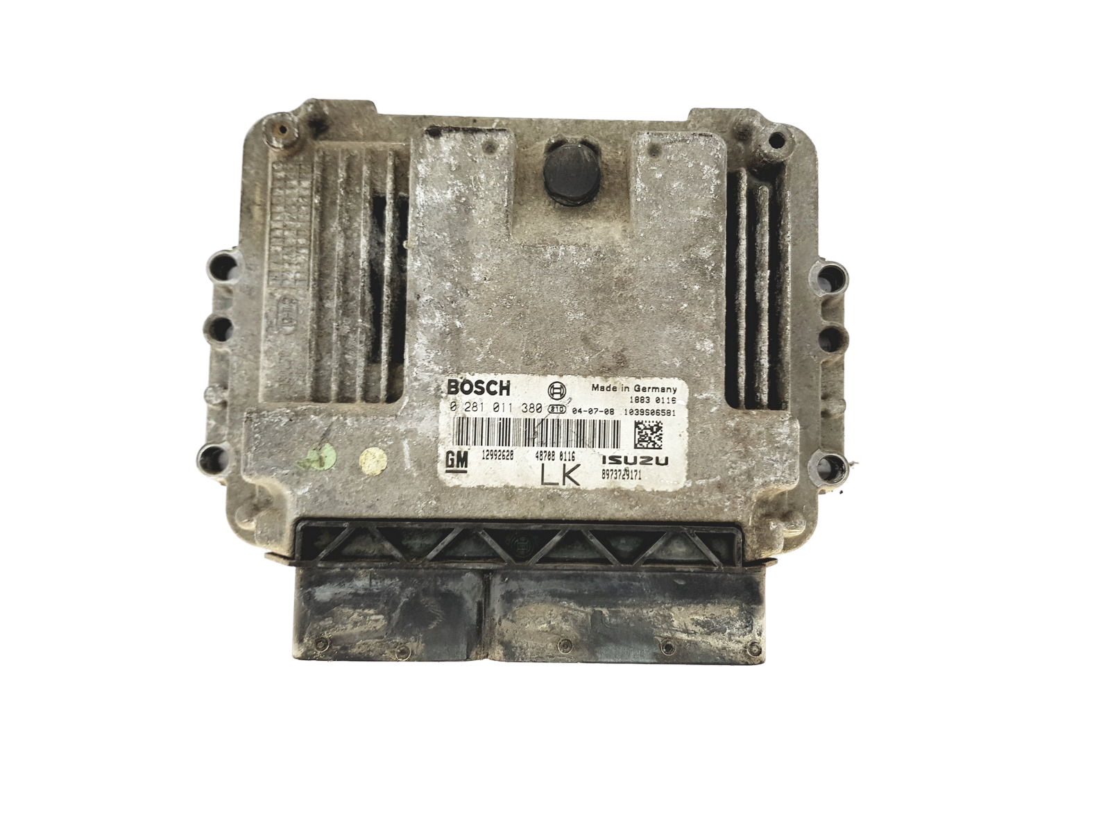 Dzinēja Vadības Bloks ECU Opel 12992628LK 0281011380 Bosch 27506 main product photo