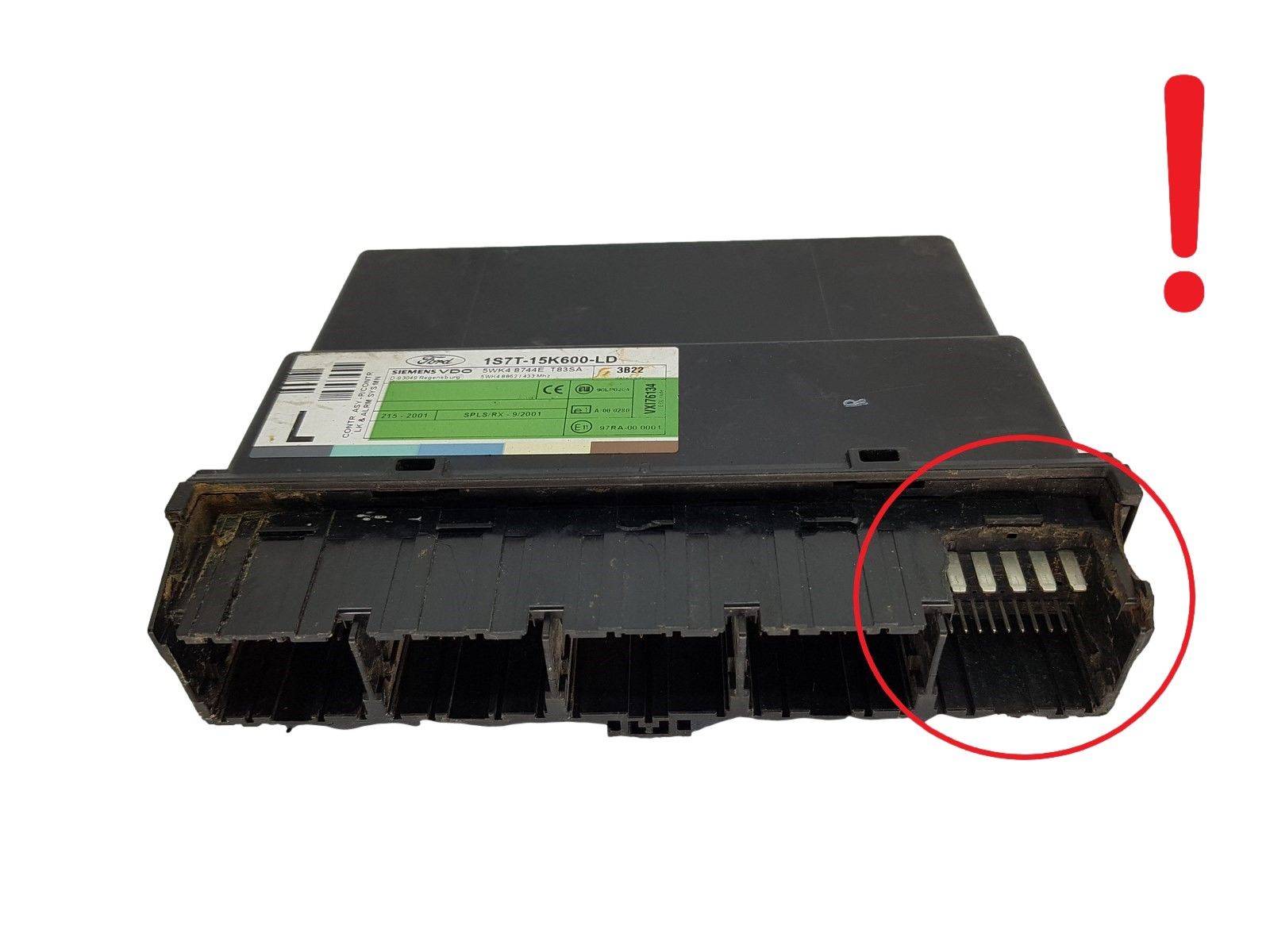 Vadības Bloks 1S7T-15K600-LD 5WK4 8744E T83SA Ford Siemens VDO main product photo