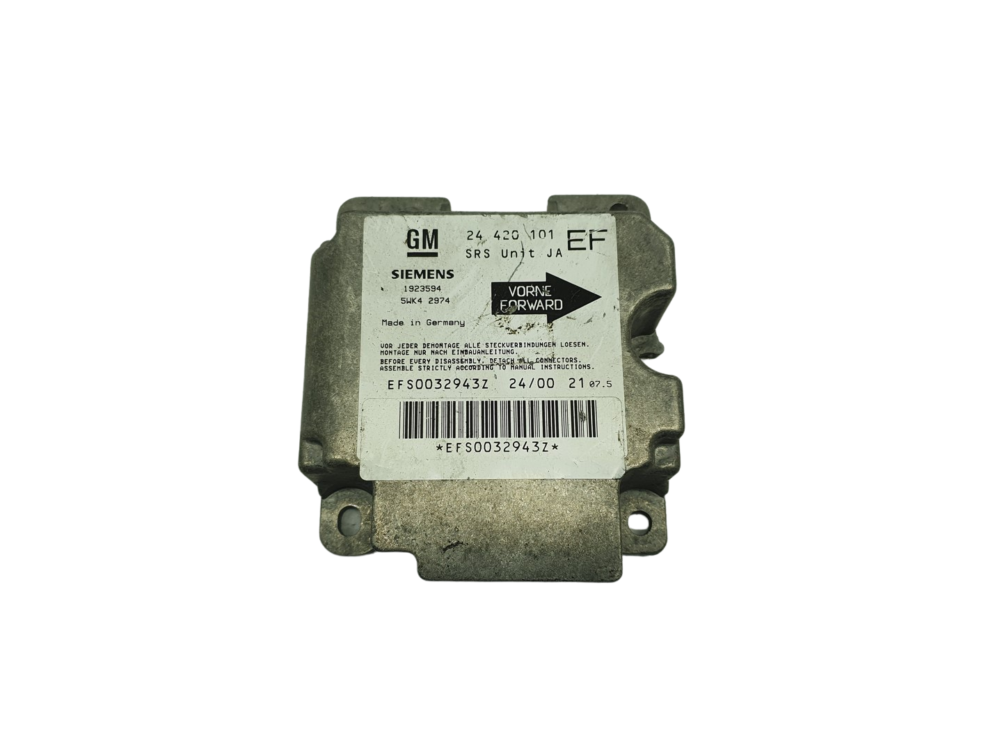 Vadības bloka modulis 24420101 5WK42974 Opel Siemens 69103 main product photo
