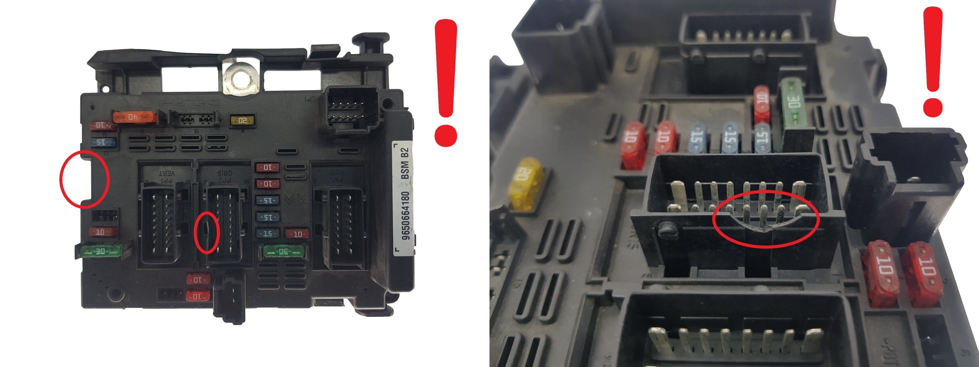 Vadības Bloks BSM B2 9650664180 PSA Delphi 1794 main product photo