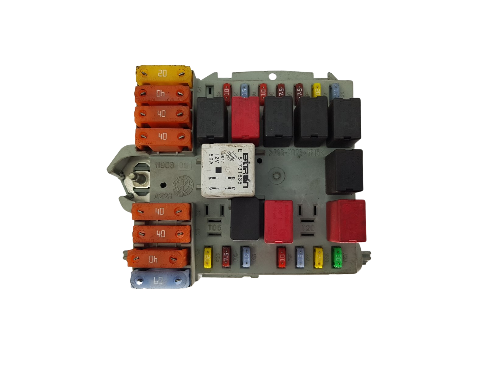 Drošinātāju kārba Fiat 51738102 0051738102057657 19876 main product photo