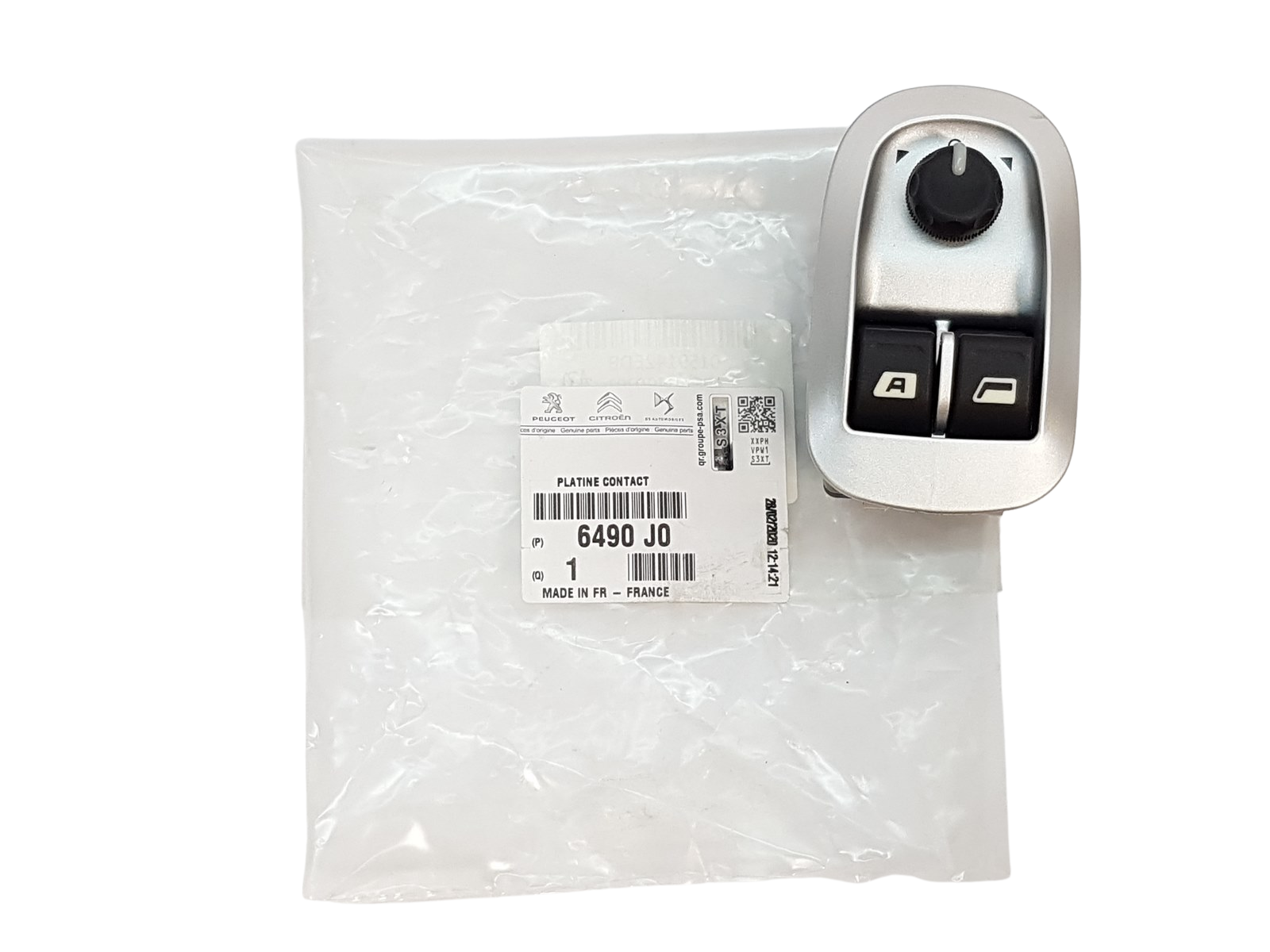 Logu Vadības Slēdzis Peugeot 206 + 6490J0 Jauns Oriģināls main product photo