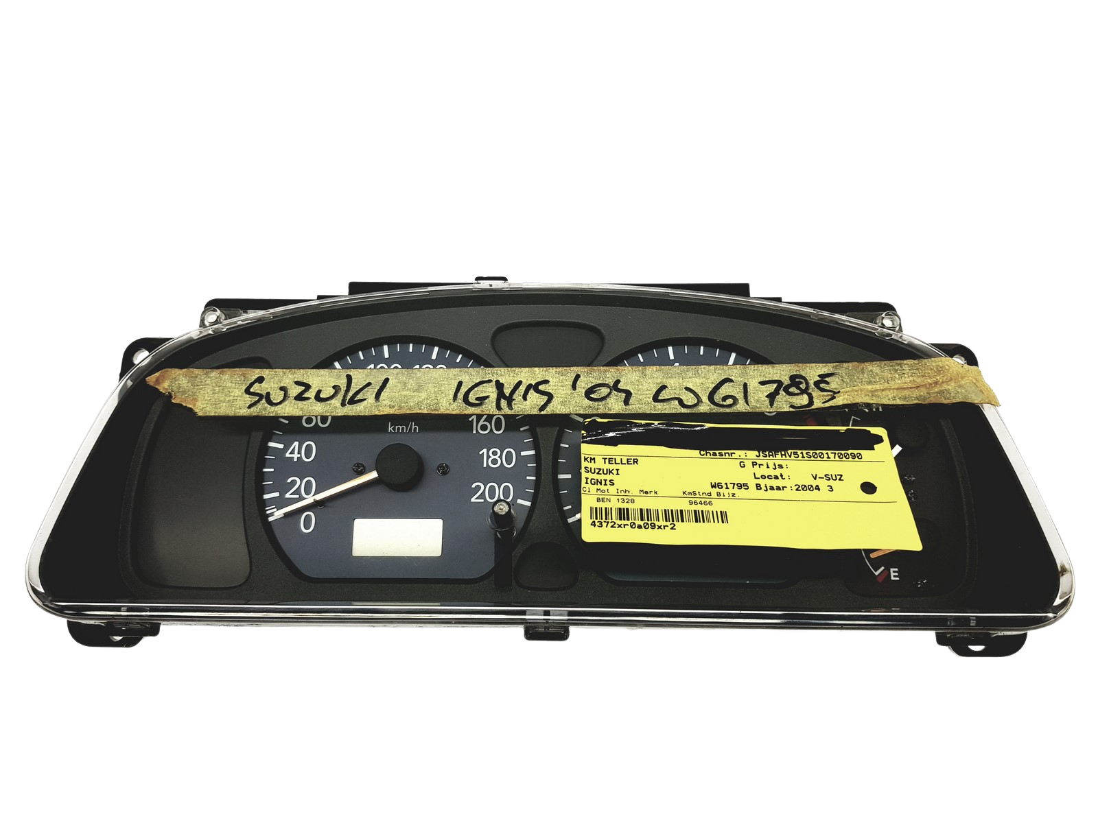 Tahometrs Suzuki Ignis 34100-80G40 34100-8GA 53470 main product photo