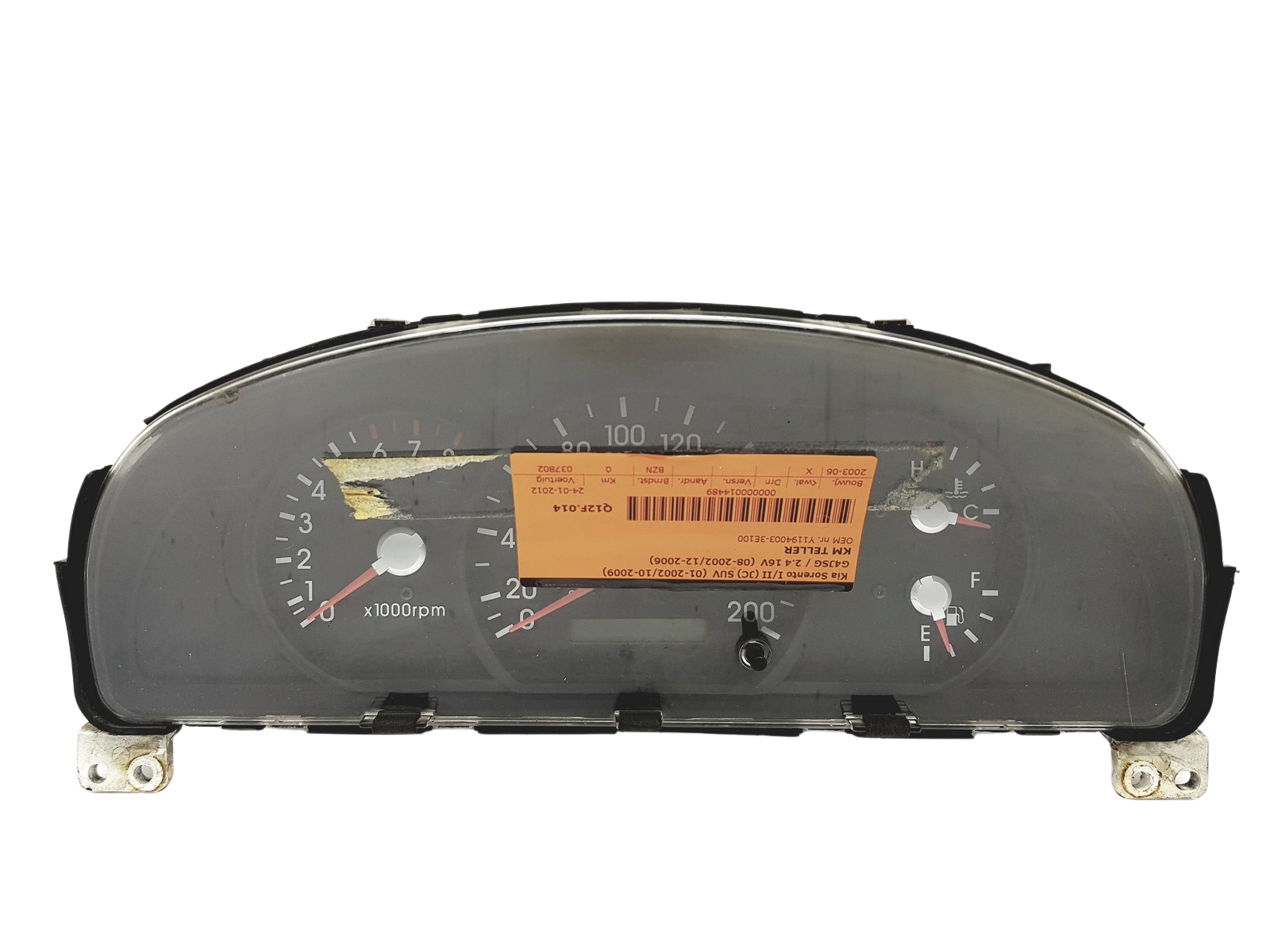 Tahometrs Kia Sorento 94003-3E100 2003-73200K main product photo