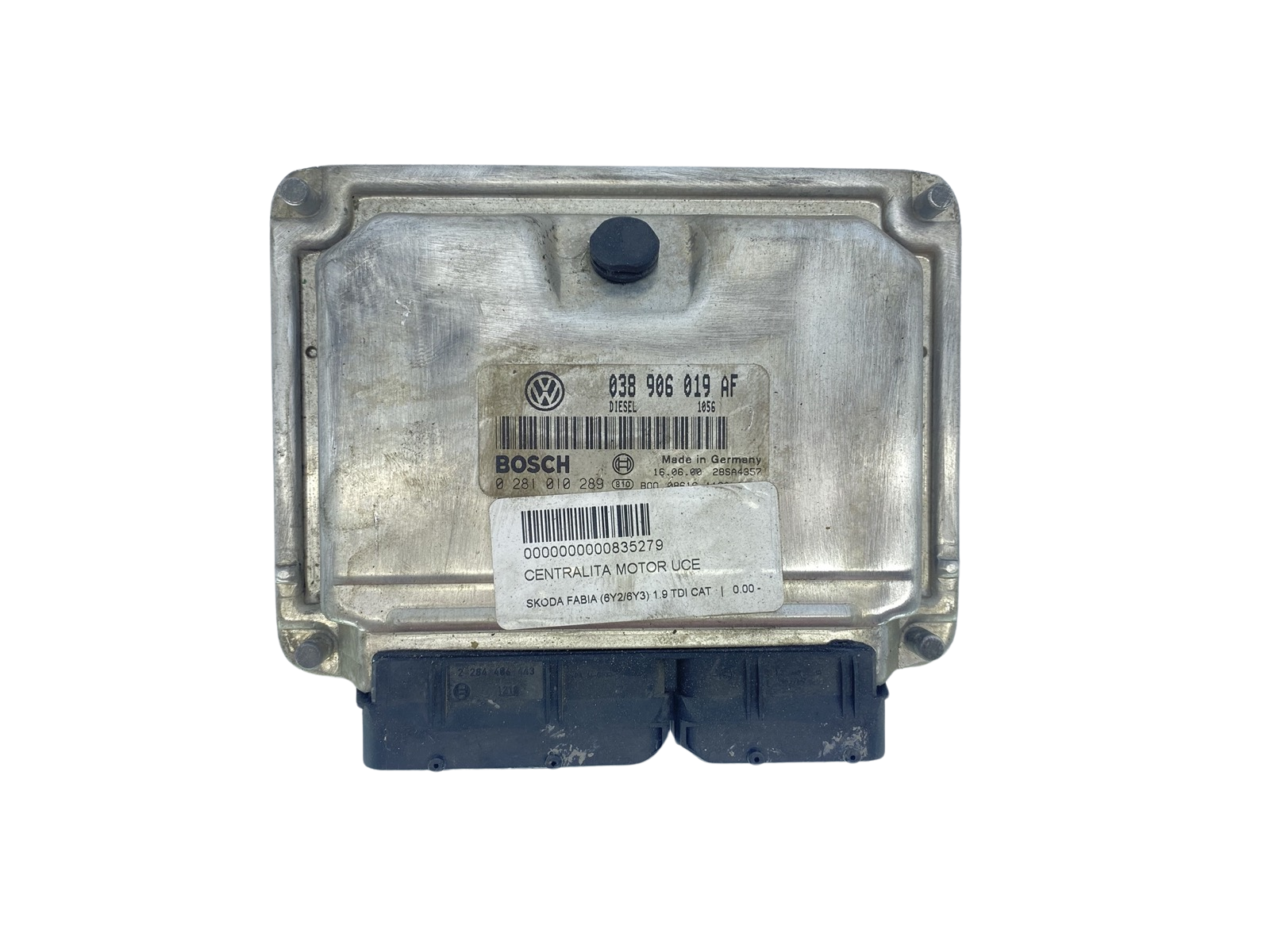 Vadības Bloks 038906019AF 0281010289 Skoda Bosch 62655 main product photo