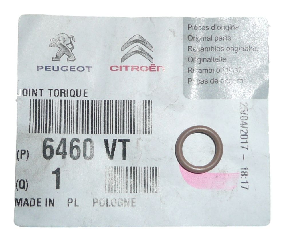 Blīvējums, blīvgredzens Przewodu Klimatyzacji Jauns Oriģināls 6460.VT 6460VT Citroen Peugeot main product photo