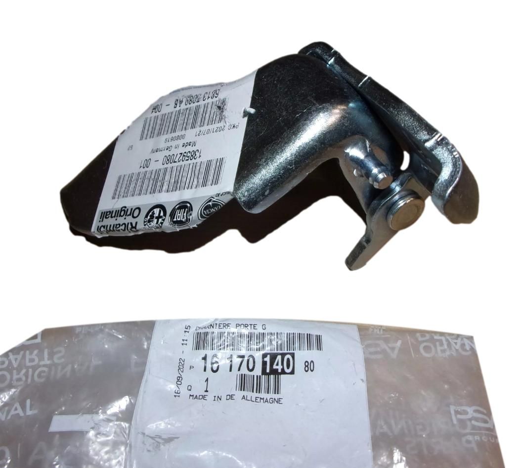 Durvju Eņģe Kreisais Priekšā Jauns Oriģināls 1617014080 Citroen Peugeot main product photo