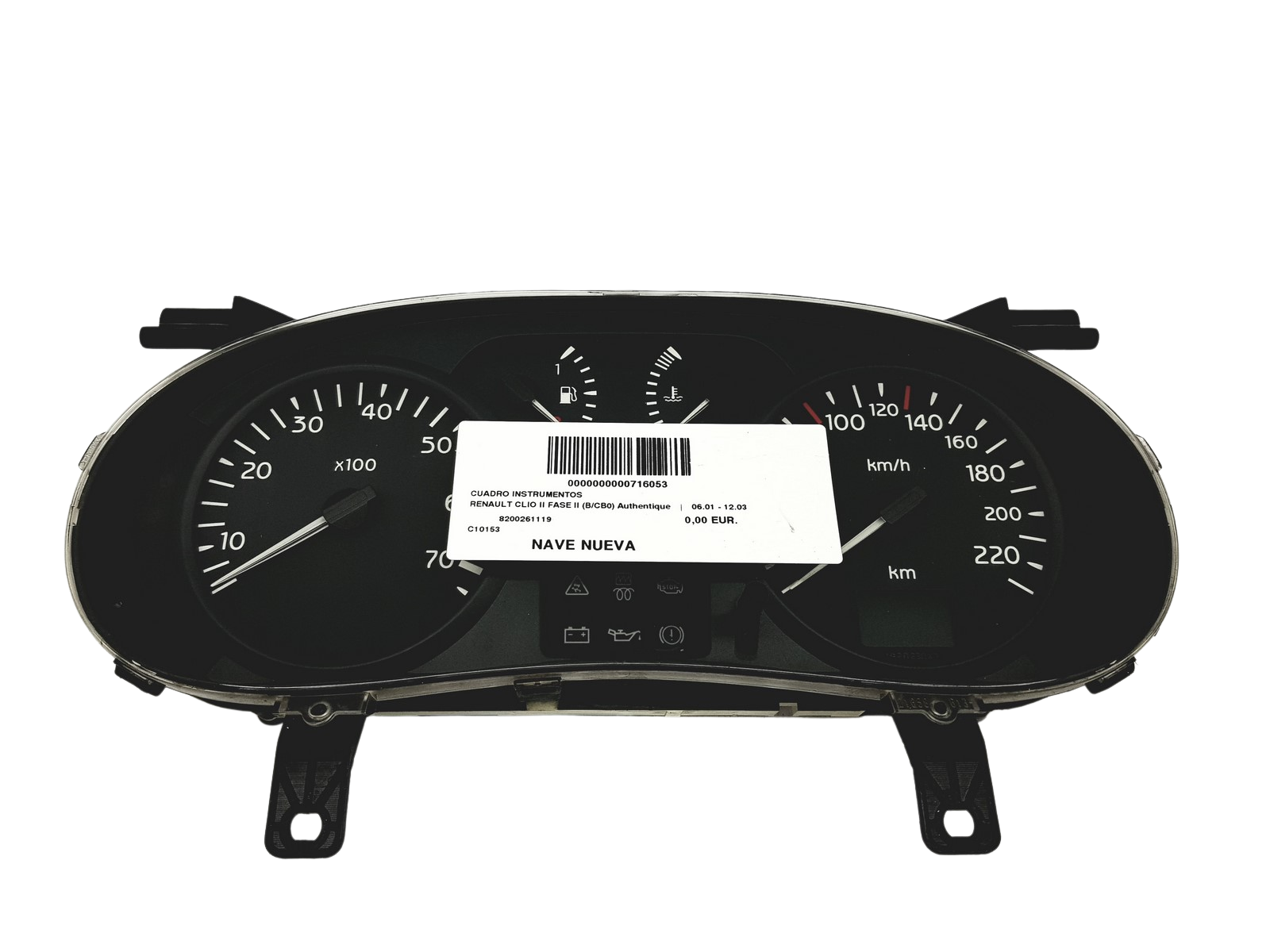 Tahometrs Renault Clio 2 8200261119 57705 main product photo