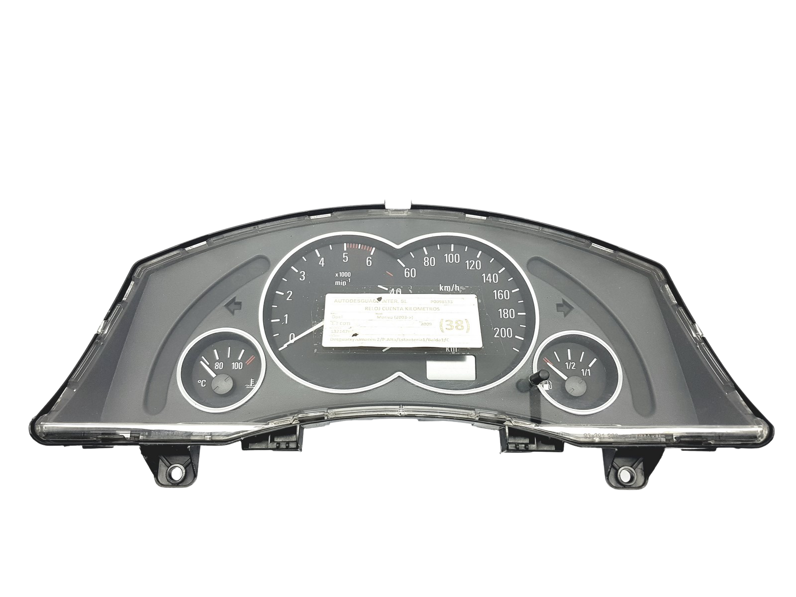 Tahometrs Opel Meriva 13173381XT 110080162026 49938 main product photo