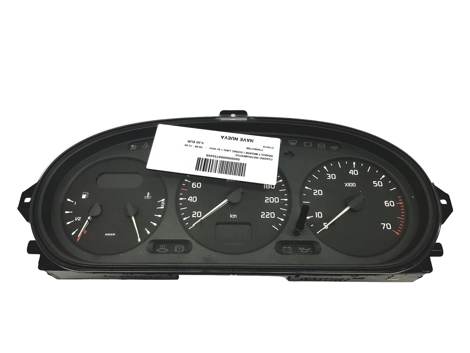 Spidometrs Renault Scenic 1 Megane 1 7700847788 G 55521 main product photo