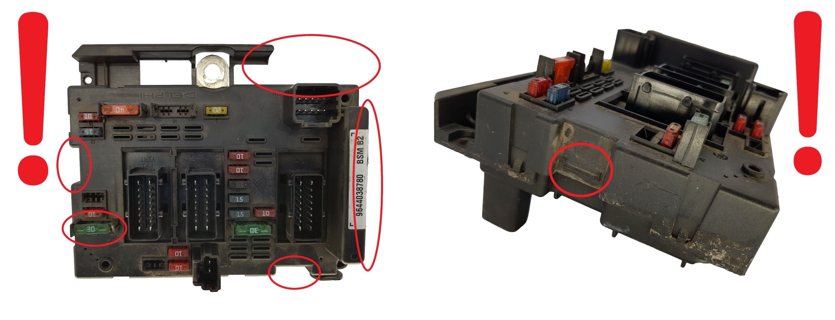 Vadības Bloks BSM B2 9644038780 PSA Delphi 1311 main product photo
