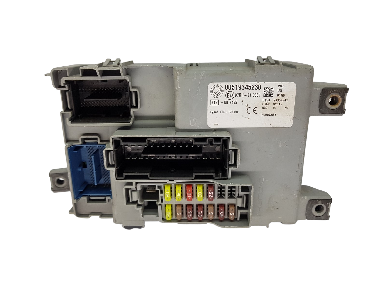 Vadības Bloks BSI 00519345230 28354341 Fiat Delphi 20797 main product photo