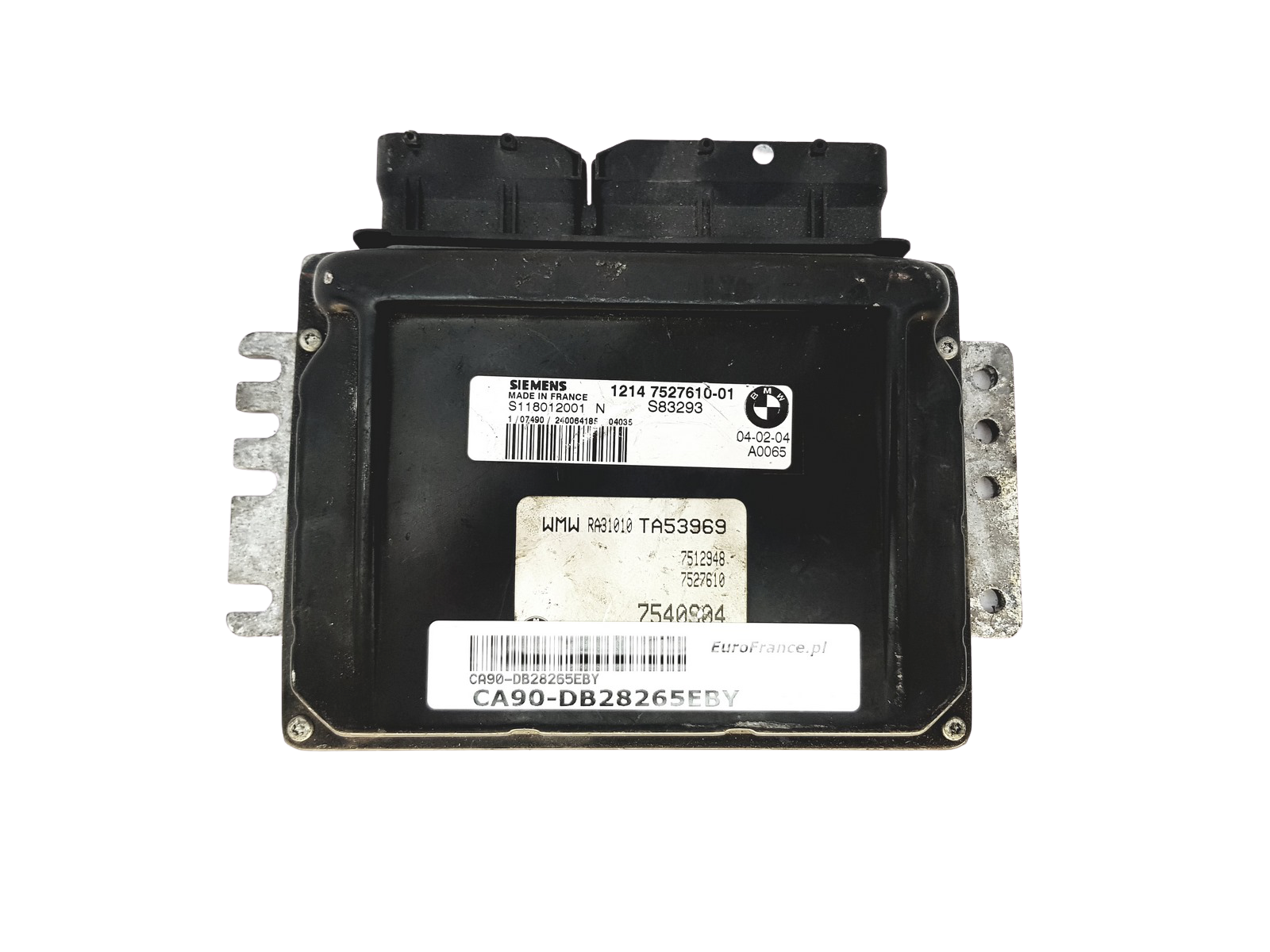 Vadības Bloks Mini 1214 7527610-01 S118012001N Siemens 28265 main product photo