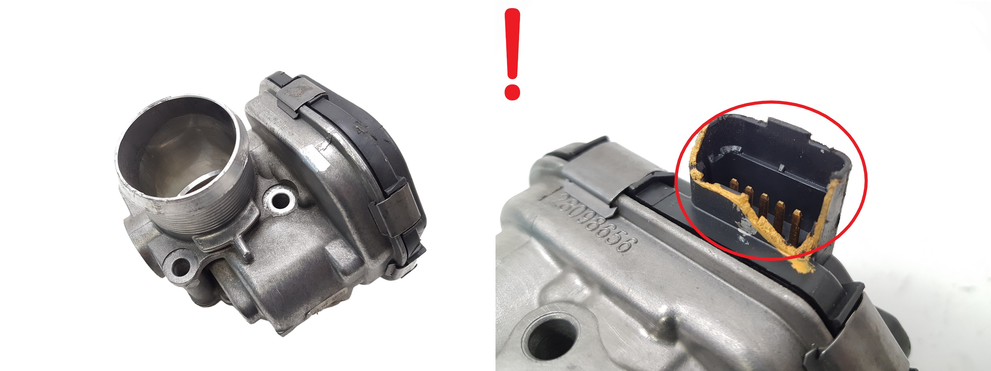 Gāzes korpusa vārsts Citroen Peugeot 9673534480 1.6 HDI Delphi 1184 main product photo
