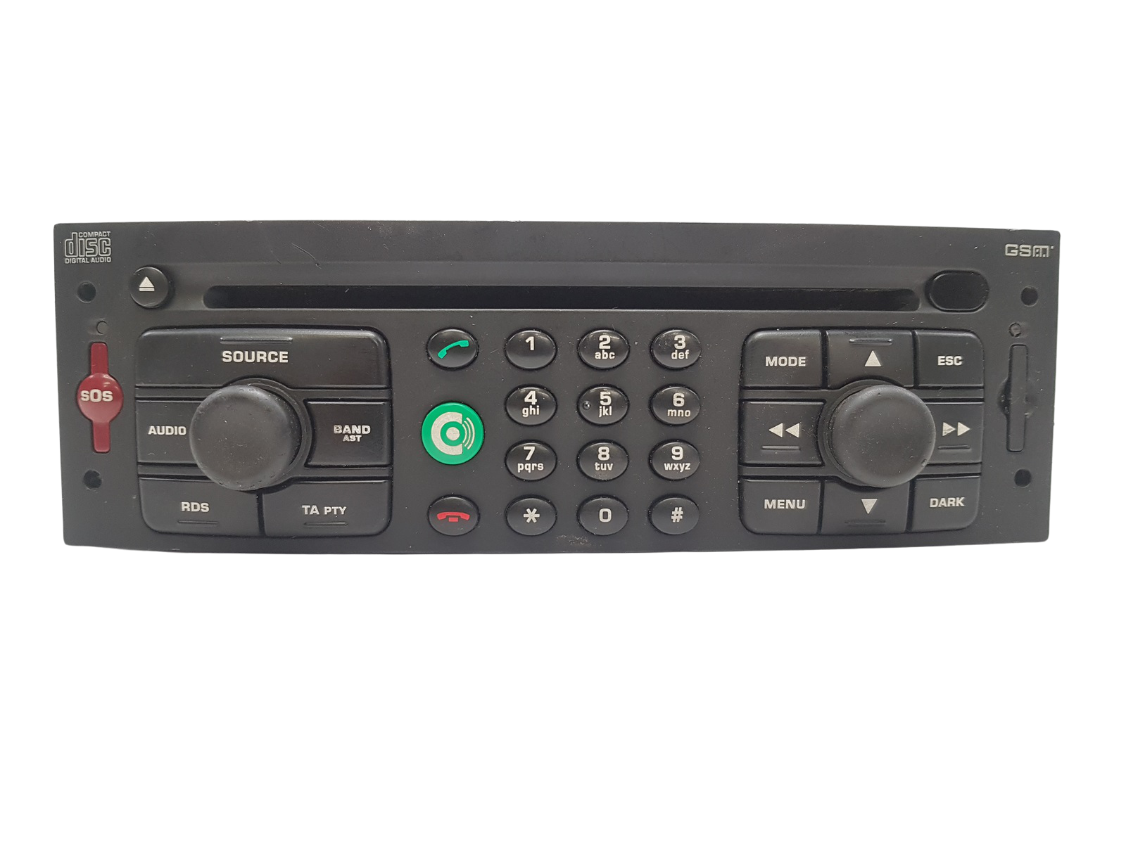 Radio CD atskaņotājs Navi GSM Citroen Peugeot Lancia 14000706XT main product photo